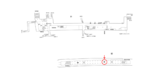 横浜市営／新横浜駅／／№112駅看板・駅広告、位置図