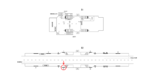 横浜市営／弘明寺駅／／№29駅看板・駅広告、位置図
