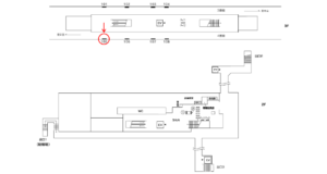 横浜市営／川和町駅／／№105駅看板・駅広告、位置図