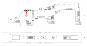 横浜市営／中山駅／／№2駅看板・駅広告、位置図