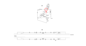 横浜市営／三ッ沢上町駅／／№3駅看板・駅広告、位置図