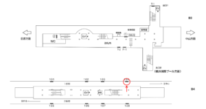 横浜市営／北山田駅／／№104駅看板・駅広告、位置図