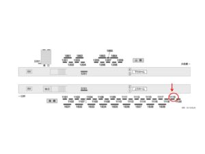 京成　佐倉駅／／№1119駅看板・駅広告、位置図