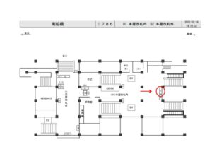 JR／南船橋駅／本屋改札内／№1駅看板・駅広告、位置図