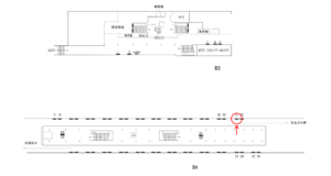 横浜市営／桜木町駅／／№31駅看板・駅広告、位置図