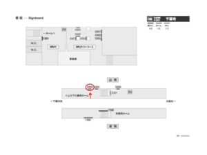 京成　千葉寺駅／／№5203駅看板・駅広告、位置図
