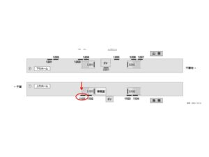 京成　千葉中央駅／／№1101駅看板・駅広告、位置図