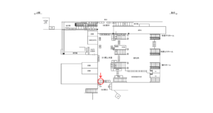 JR/松戸駅/橋上本屋口/№11駅看板・駅広告、位置図