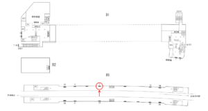 横浜市営／三ッ沢下町駅／／№7駅看板・駅広告、位置図
