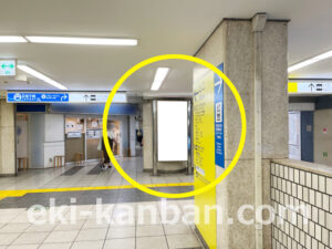横浜市営／横浜駅／№T-100№100駅看板・駅広告、写真1