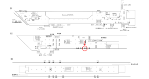 横浜市営／横浜駅／／№11駅看板・駅広告、位置図