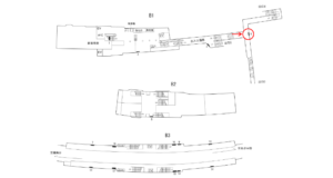 横浜市営／岸根公園駅／／№4駅看板・駅広告、位置図