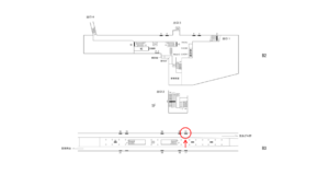横浜市営／中田駅／／№22駅看板・駅広告、位置図