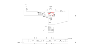 横浜市営／中田駅／／№10駅看板・駅広告、位置図