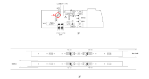 横浜市営／上永谷駅／№T-41№41駅看板・駅広告、位置図