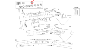 横浜市営／戸塚駅／／№61駅看板・駅広告、位置図