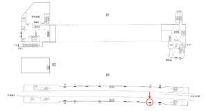 横浜市営／三ッ沢下町駅／／№16駅看板・駅広告、位置図