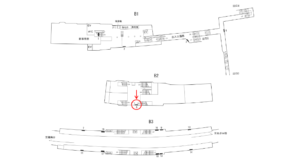 横浜市営／岸根公園駅／／№6駅看板・駅広告、位置図