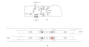 横浜市営／上永谷駅／№T-28・29№29駅看板・駅広告、位置図