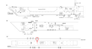 横浜市営／横浜駅／／№110駅看板・駅広告、位置図