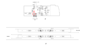 横浜市営／上永谷駅／№T-31№31駅看板・駅広告、位置図