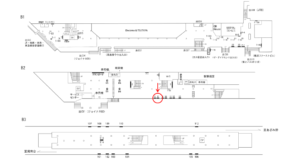 横浜市営／横浜駅／／№6駅看板・駅広告、位置図