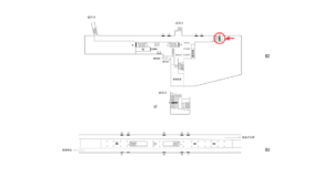横浜市営／中田駅／／№2駅看板・駅広告、位置図
