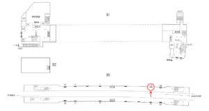 横浜市営／三ッ沢下町駅／／№10駅看板・駅広告、位置図