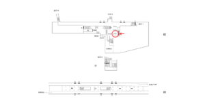 横浜市営／中田駅／／№11駅看板・駅広告、位置図