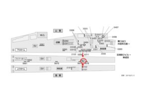 京成　成田駅／／№5677駅看板・駅広告、位置図