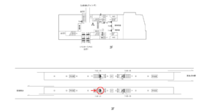 横浜市営／上永谷駅／／№20駅看板・駅広告、位置図