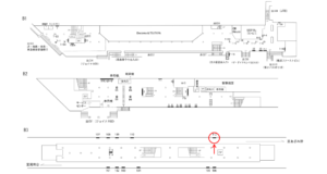横浜市営／横浜駅／／№112駅看板・駅広告、位置図