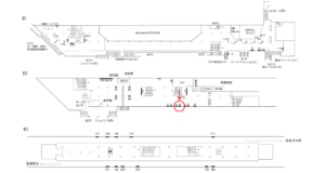 横浜市営／横浜駅／／№10駅看板・駅広告、位置図