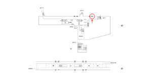 横浜市営／中田駅／／№3駅看板・駅広告、位置図