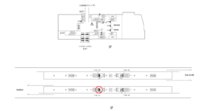 横浜市営／上永谷駅／№T-26・27№27駅看板・駅広告、位置図