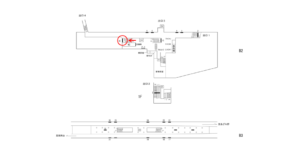 横浜市営／中田駅／／№16駅看板・駅広告、位置図