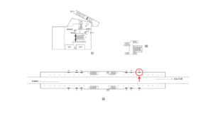 横浜市営/下永谷駅//№8駅看板・駅広告、位置図