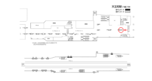 相鉄／天王町駅／／№353駅看板・駅広告、位置図