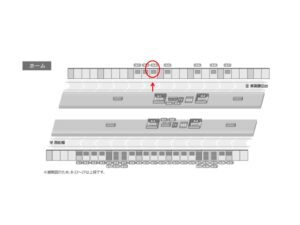 東葉高速　八千代緑が丘駅／Ａ3№3駅看板・駅広告、位置図