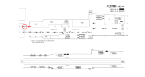相鉄／天王町駅／／№402駅看板・駅広告、位置図