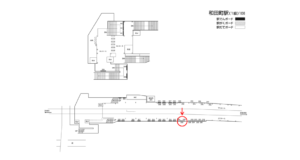 相鉄/和田町駅//№230駅看板・駅広告、位置図