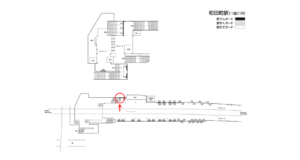 相鉄/和田町駅//№301駅看板・駅広告、位置図