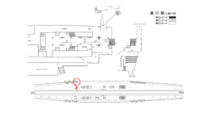 相鉄／星川駅／／№213駅看板・駅広告、位置図