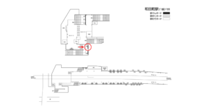 相鉄/和田町駅//№326駅看板・駅広告、位置図