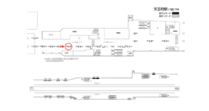 相鉄／天王町駅／／№340駅看板・駅広告、位置図