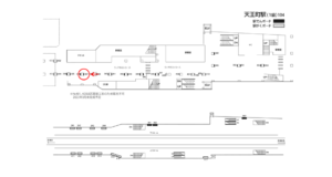 相鉄／天王町駅／／№337駅看板・駅広告、位置図