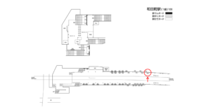 相鉄/和田町駅//№218駅看板・駅広告、位置図