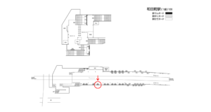 相鉄/和田町駅//№317駅看板・駅広告、位置図