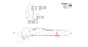 相鉄/和田町駅//№224駅看板・駅広告、位置図