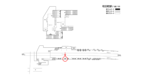 相鉄／和田町駅／／№318駅看板・駅広告、位置図